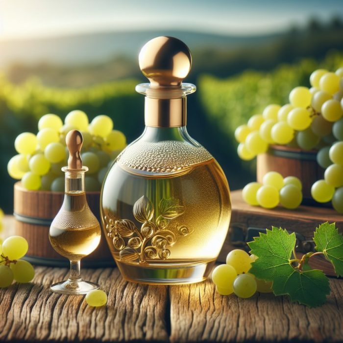 اسانس انگور سفید با رایحه ملایم و میوه‌ای مناسب نوشیدنی و دسر