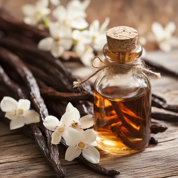 بطری اسانس وانیل مناسب استفاده در شیرینی‌پزی و عطرسازی