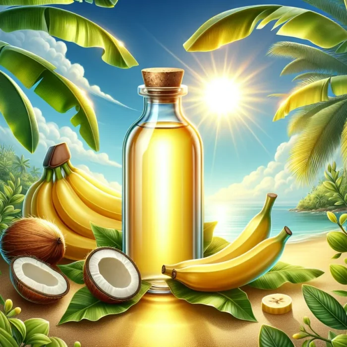 اسانس بهداشتی موز با رایحه شیرین و گرم مناسب محصولات آرایشی و بهداشتی